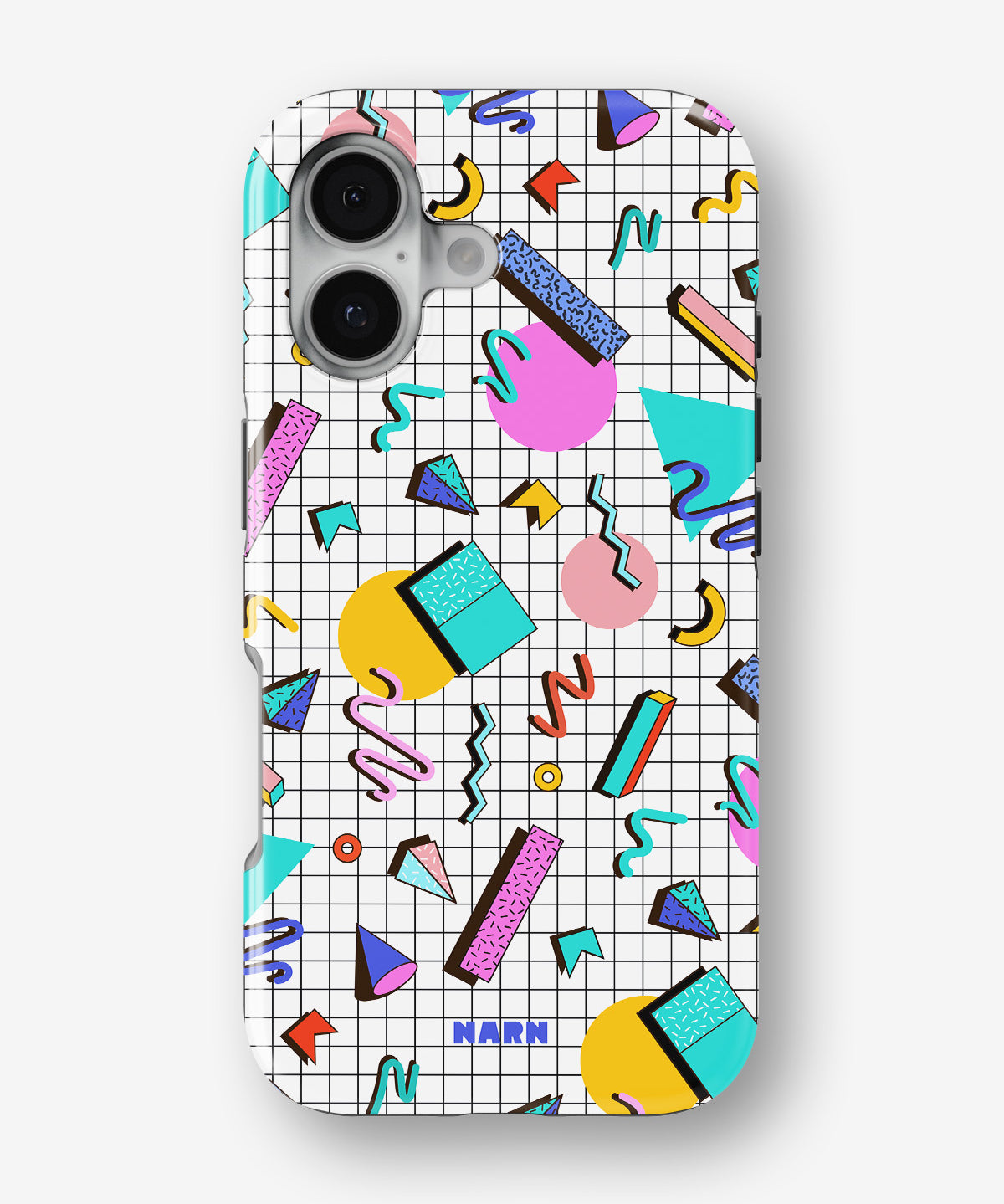 iPhone 16 Tough Case – 80s Memphis - View 1