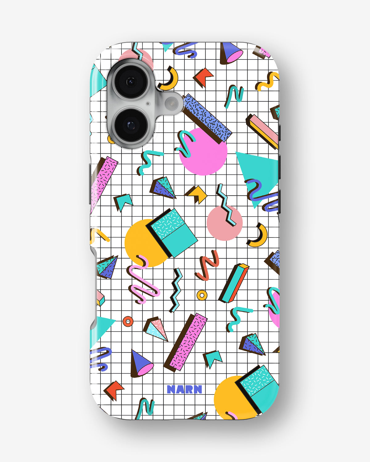 iPhone 16 Tough Case – 80s Memphis - View 1