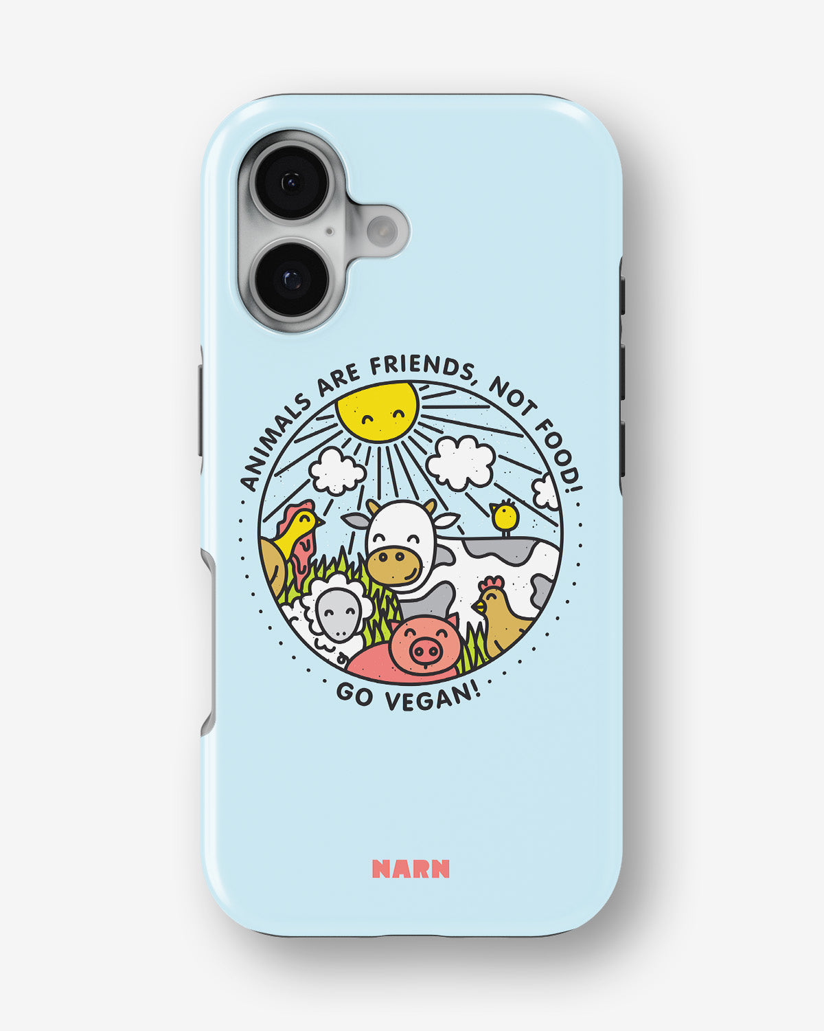 iPhone 16 Tough Case – Friends, Not Food - View 1