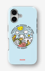 iPhone 16 Tough Case – Friends, Not Food - View 1