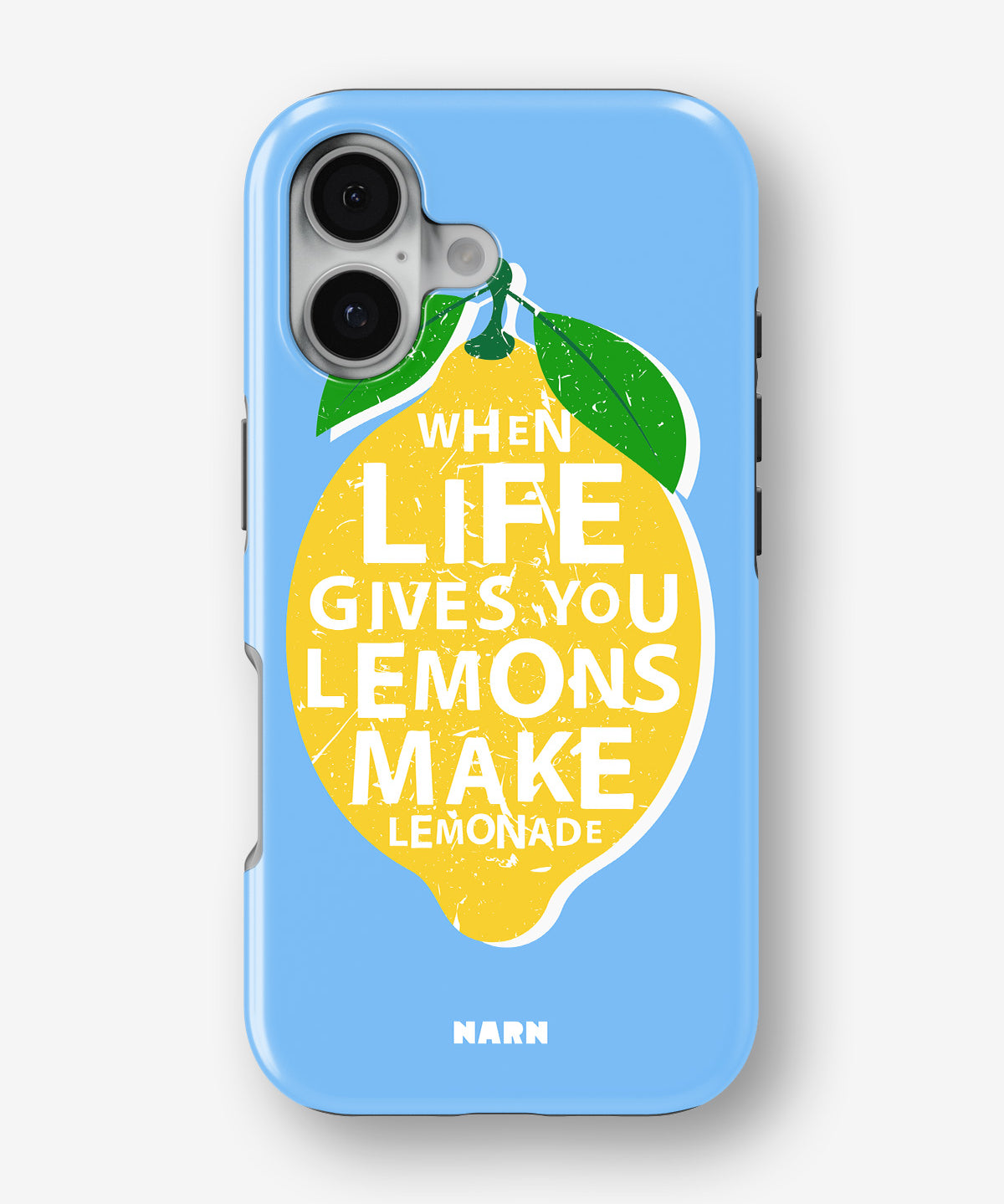 iPhone 16 Tough Case – Lemon Quote - View 1