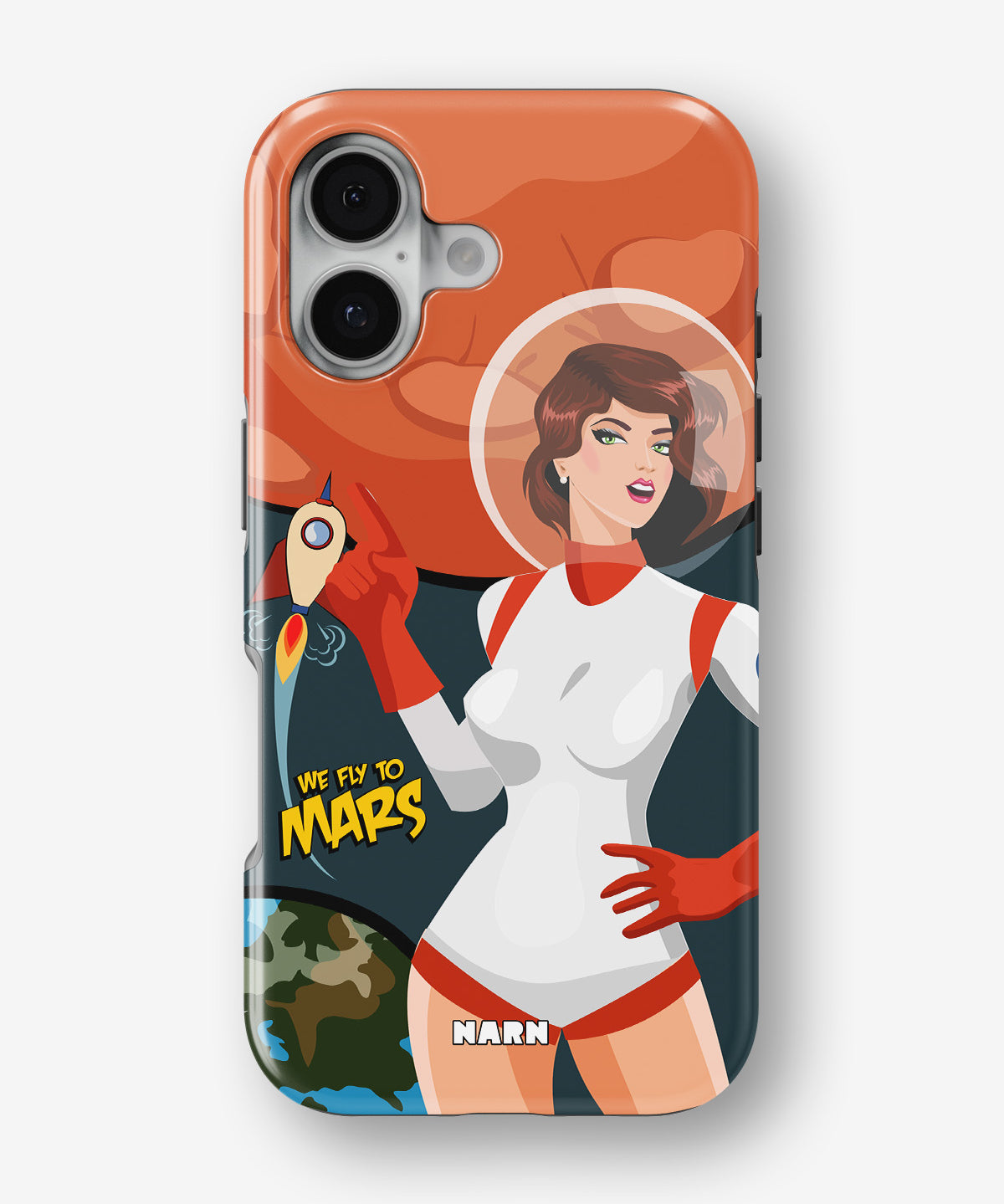 iPhone 16 Tough Case – We Fly To Mars - View 1