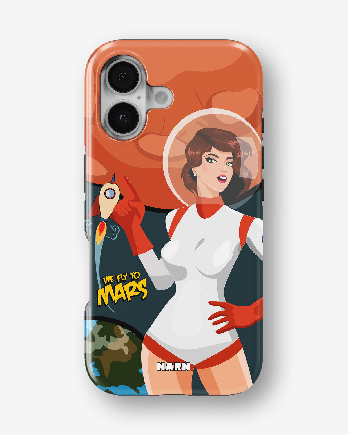 iPhone 16 Tough Case – We Fly To Mars - View 1