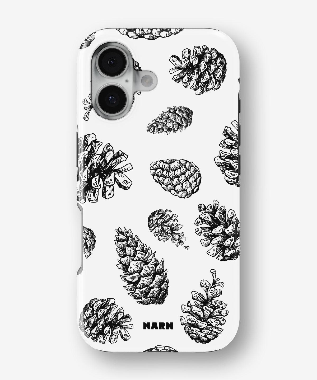 iPhone 16 Tough Case – Pine Cones - View 1