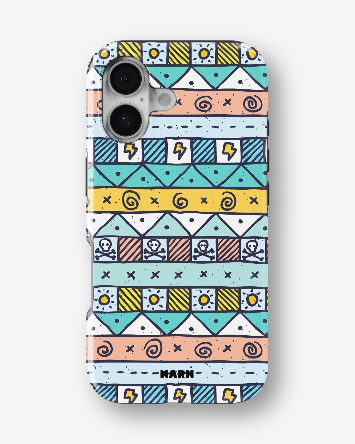 iPhone 16 Tough Case – Cute Pattern - View 1
