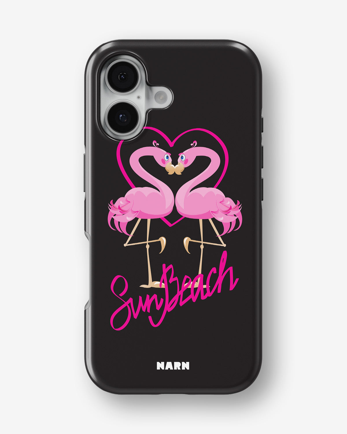 iPhone 16 Tough Case – Beach Flamingo - View 1