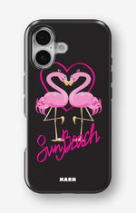 iPhone 16 Tough Case – Beach Flamingo - View 1