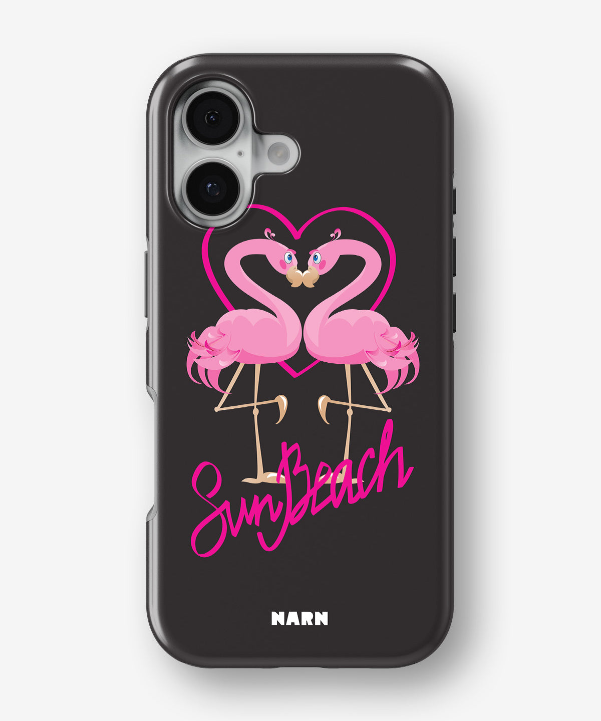 iPhone 16 Tough Case – Beach Flamingo - View 1