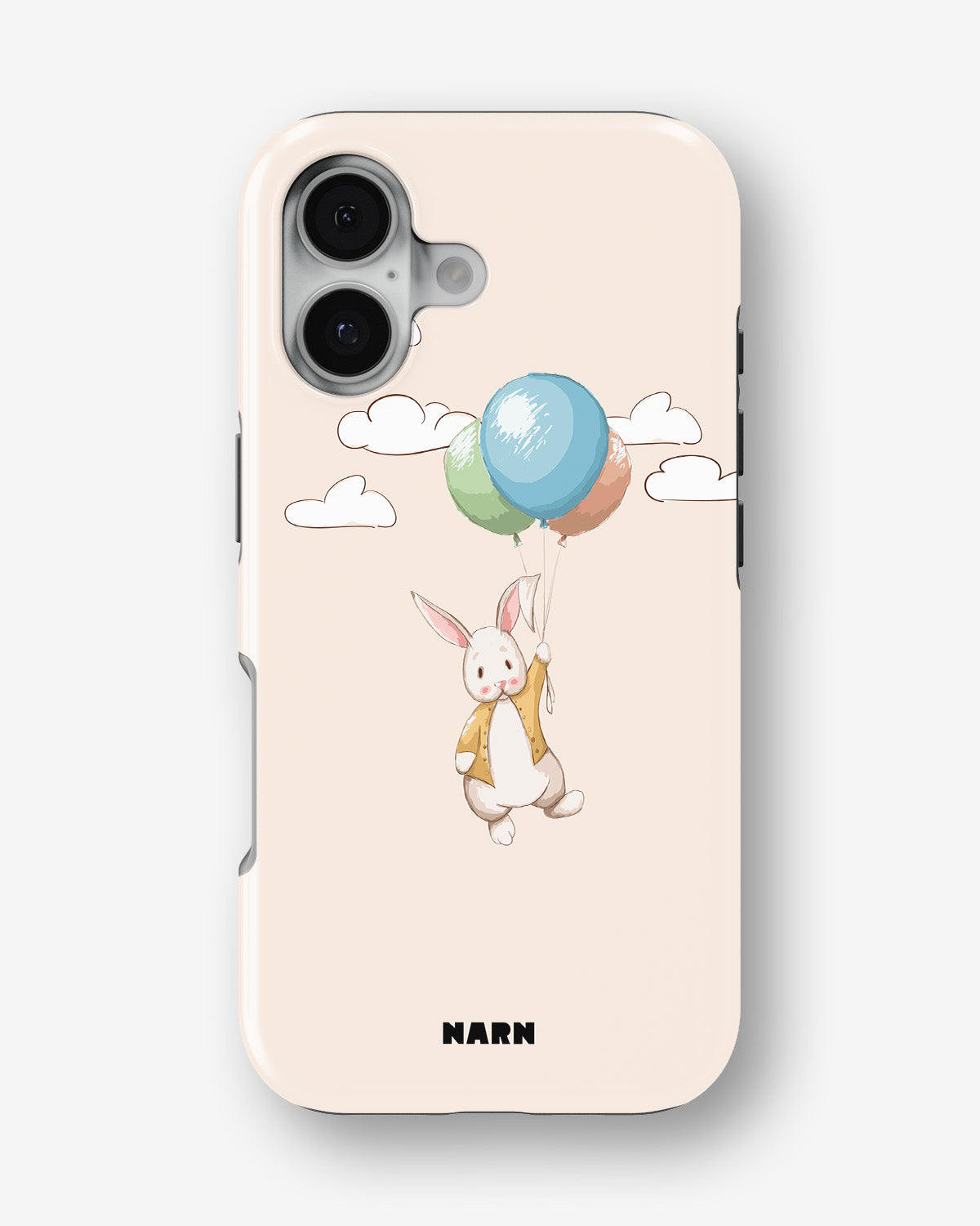 iPhone 16 Tough Case – Flying Rabbit - View 1