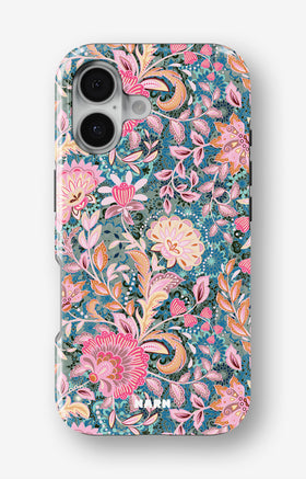 iPhone 16 Tough Case – Fantasy Flowers - View 1