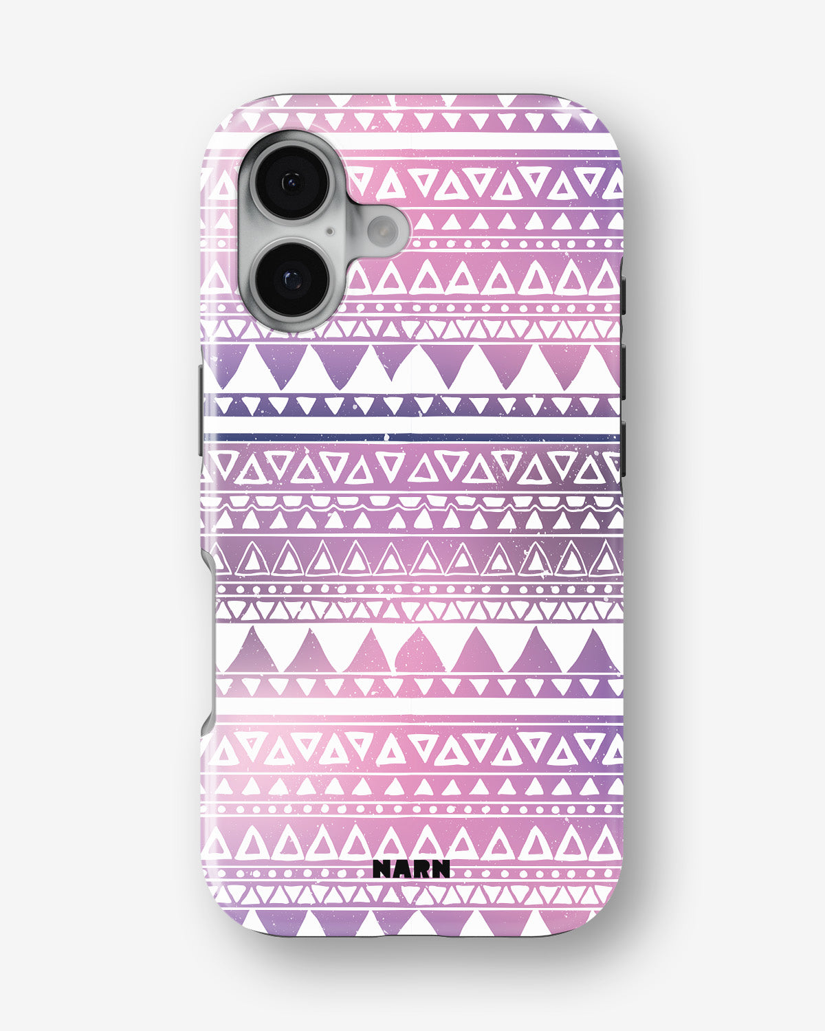 iPhone 16 Tough Case – Purple Aztec - View 1