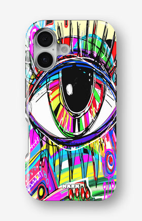 iPhone 16 Tough Case – Abstract Eye - View 1