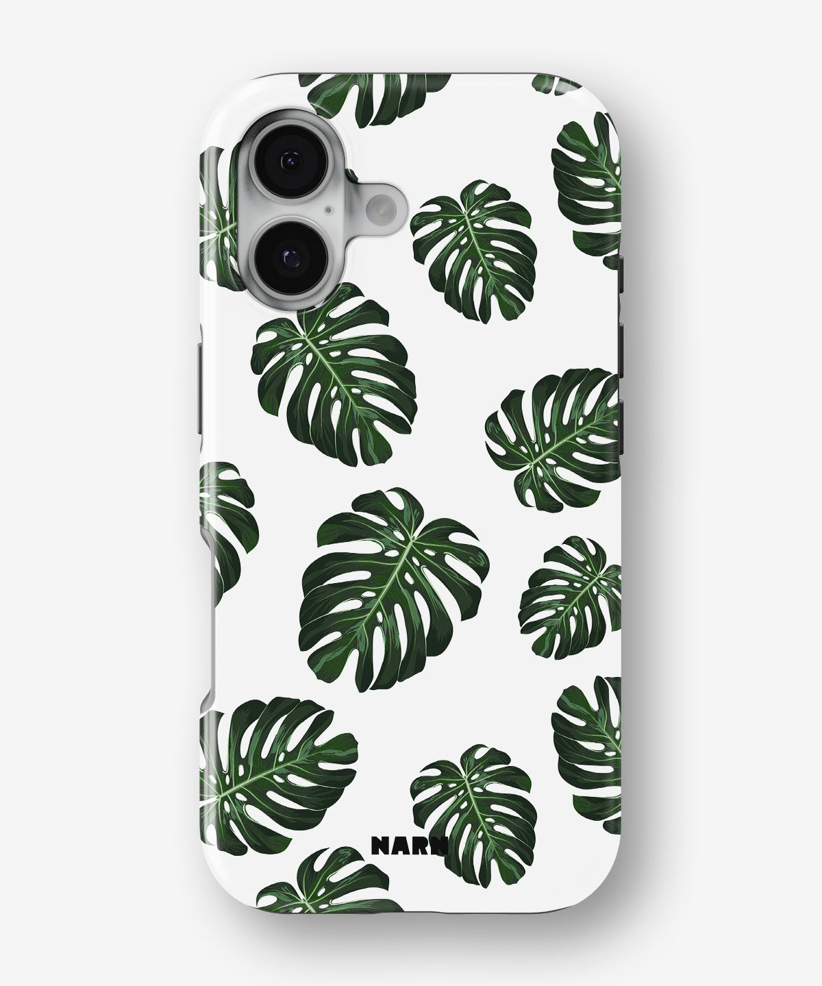 iPhone 16 Tough Case – Monstera Pattern - View 1