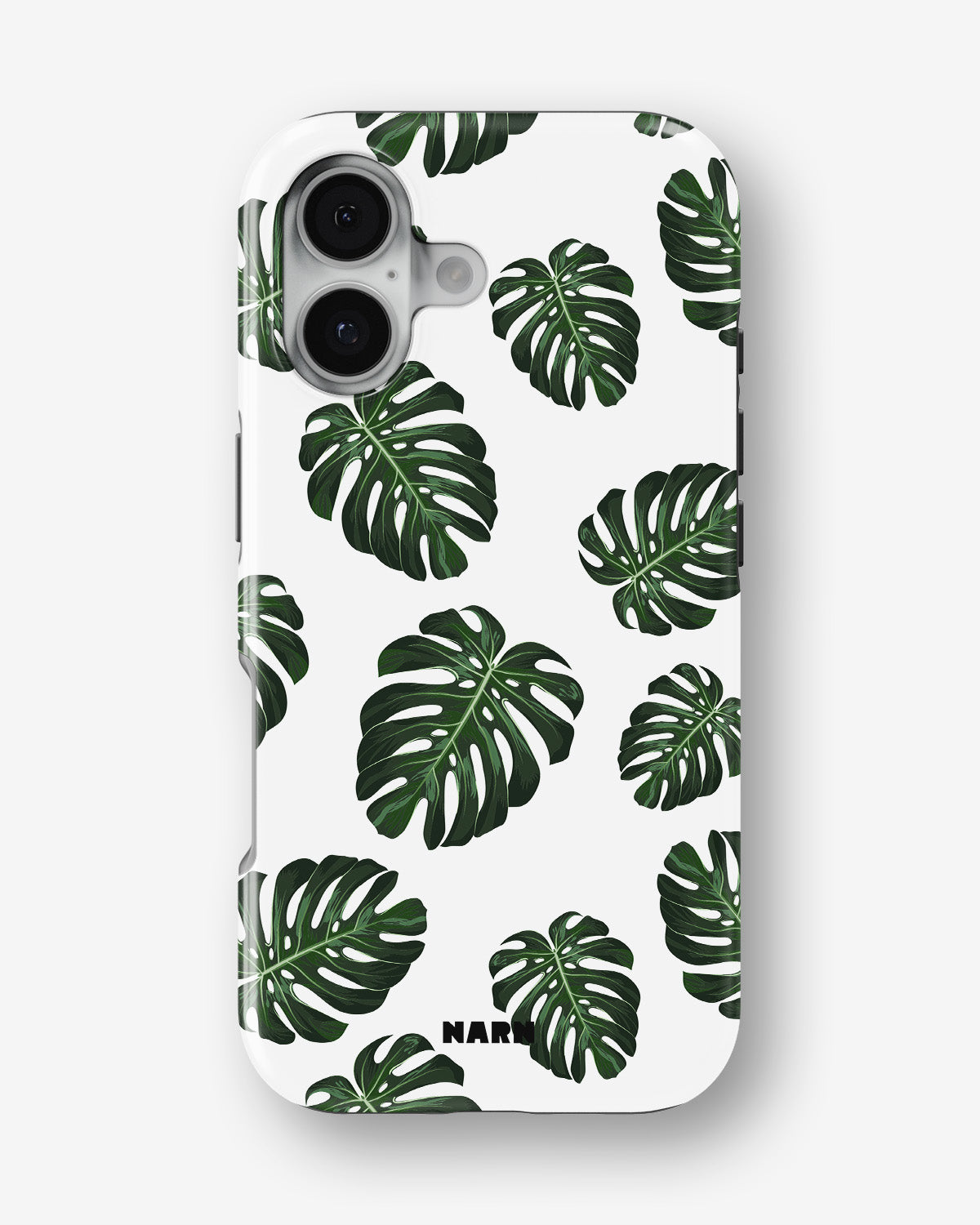 iPhone 16 Tough Case – Monstera Pattern - View 1