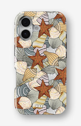 iPhone 16 Tough Case – Sea Shells - View 1