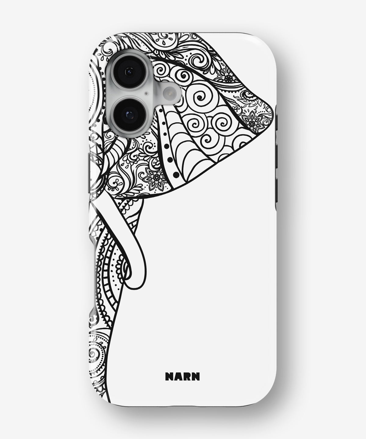 iPhone 16 Tough Case – Mandala Elephant - View 1