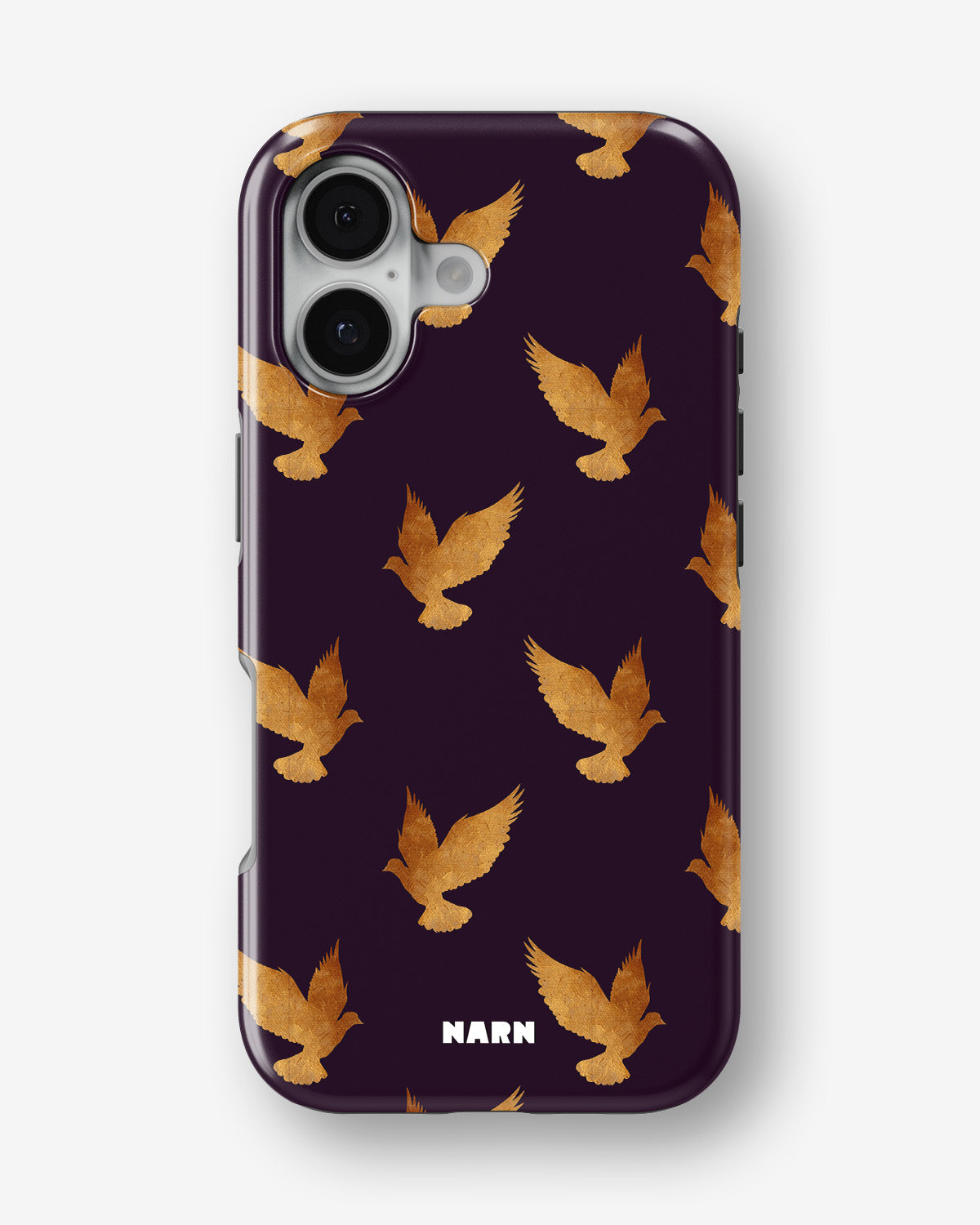 iPhone 16 Tough Case – Royal Doves - View 1
