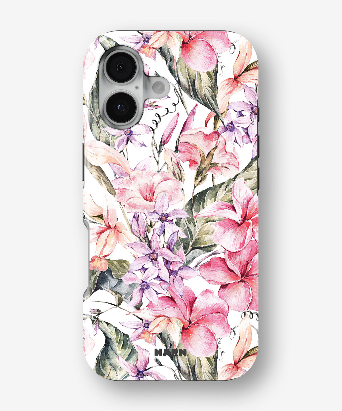 iPhone 16 Tough Case – Watercolor Flowers - View 1