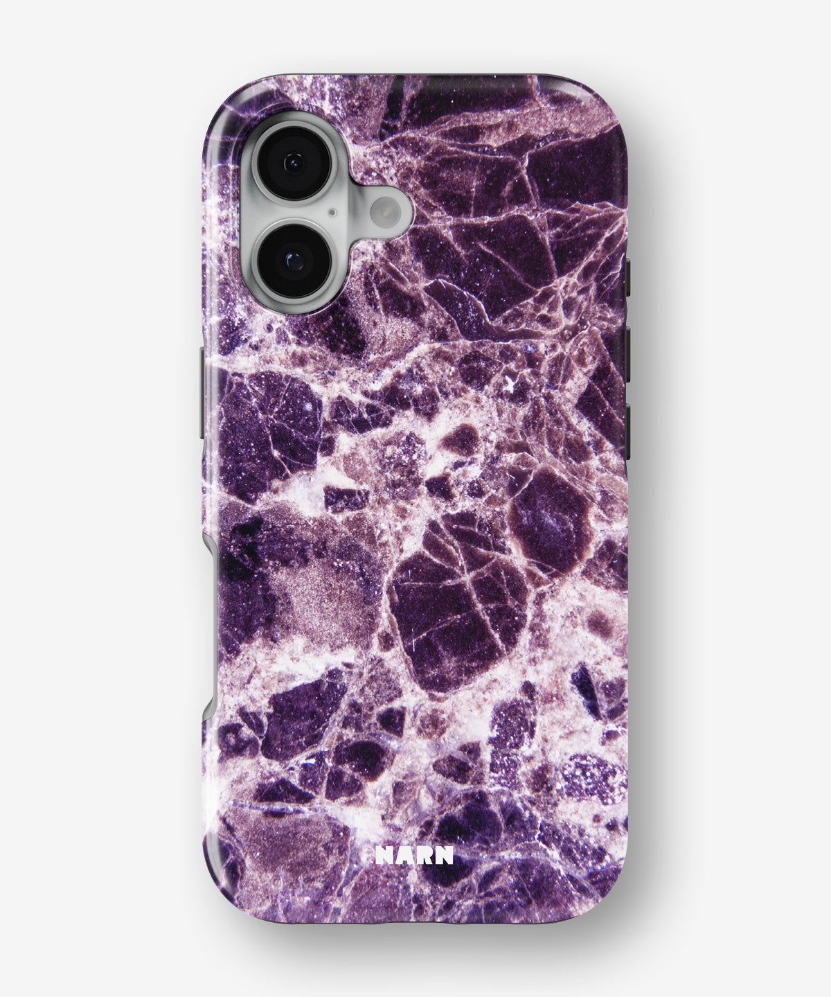 iPhone 16 Tough Case – Purple Marble - View 1