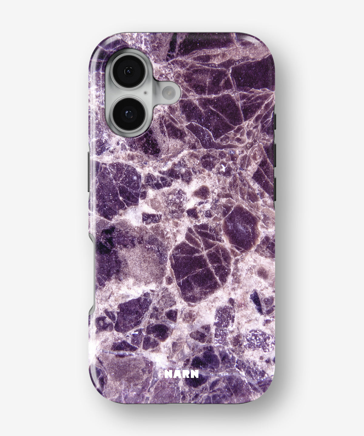 iPhone 16 Tough Case – Purple Marble - View 1