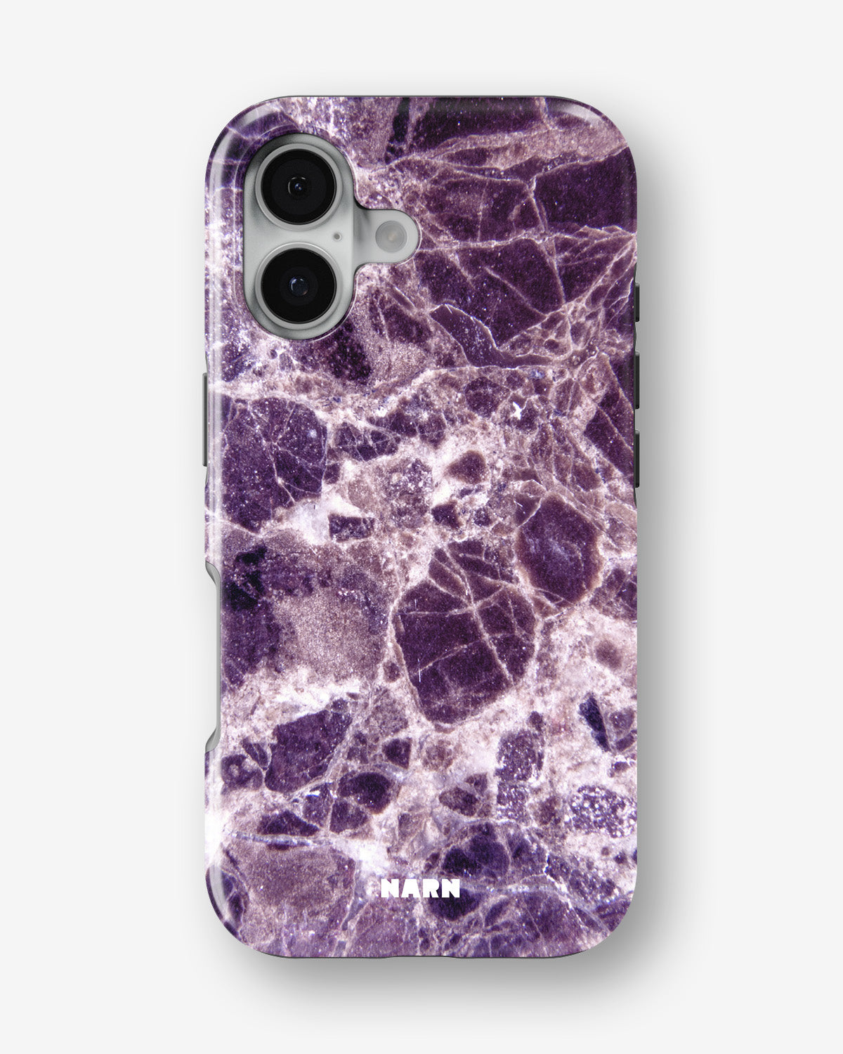iPhone 16 Tough Case – Purple Marble - View 1