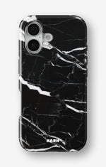 iPhone 16 Tough Case – Black Marble - View 1
