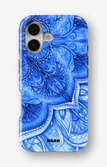 iPhone 16 Tough Case – Blue Vintage - View 1