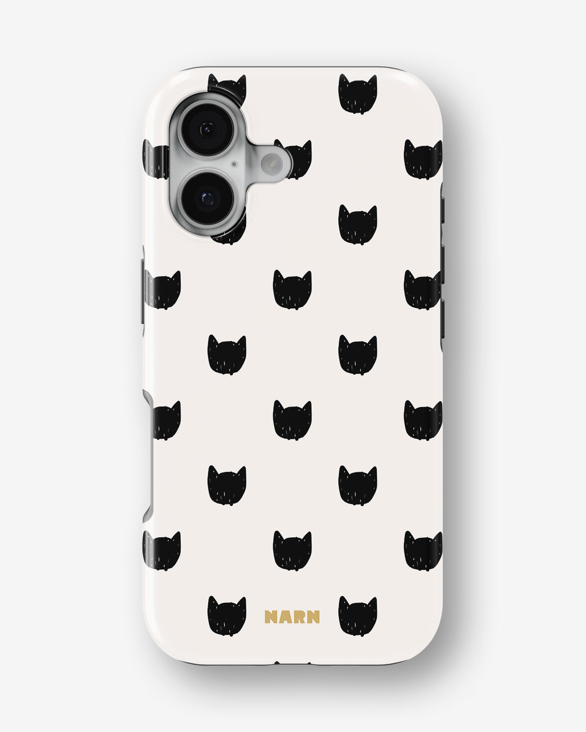 iPhone 16 Tough Case – Kitty Dots - View 1