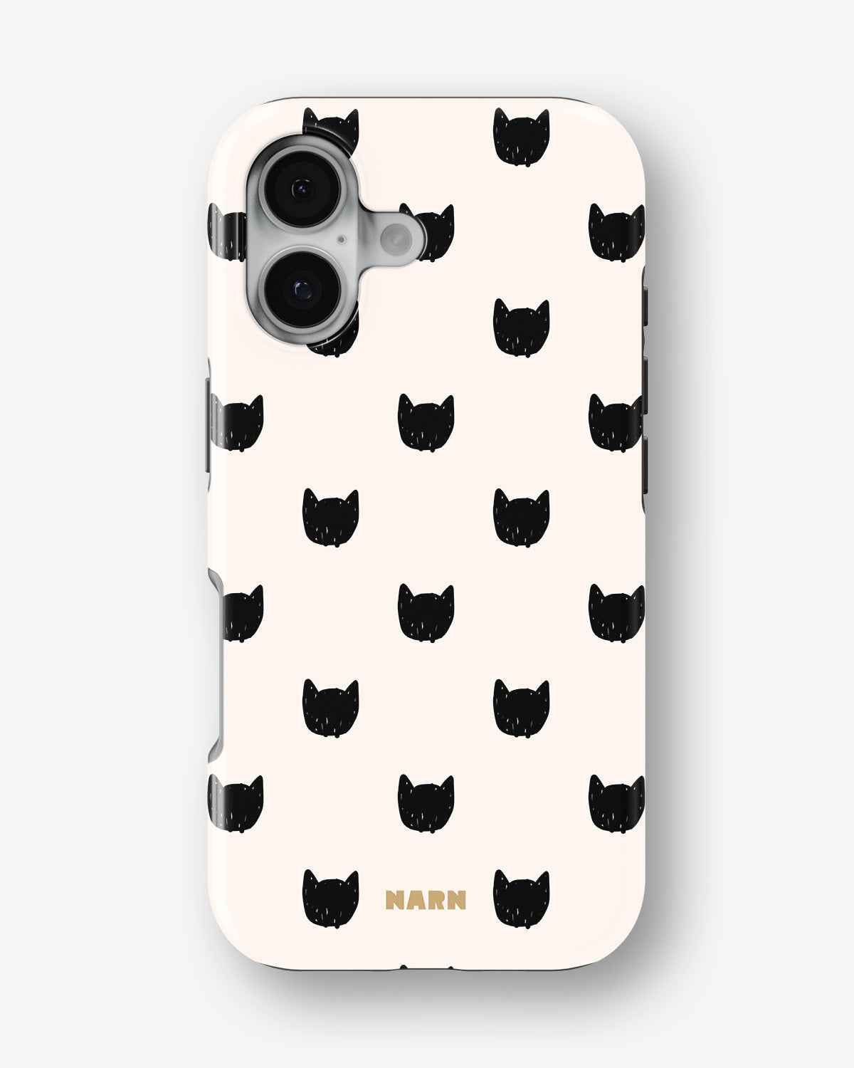 iPhone 16 Tough Case – Kitty Dots - View 1