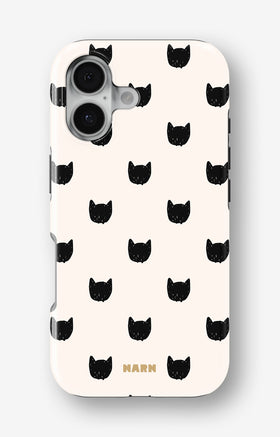 iPhone 16 Tough Case – Kitty Dots - View 1