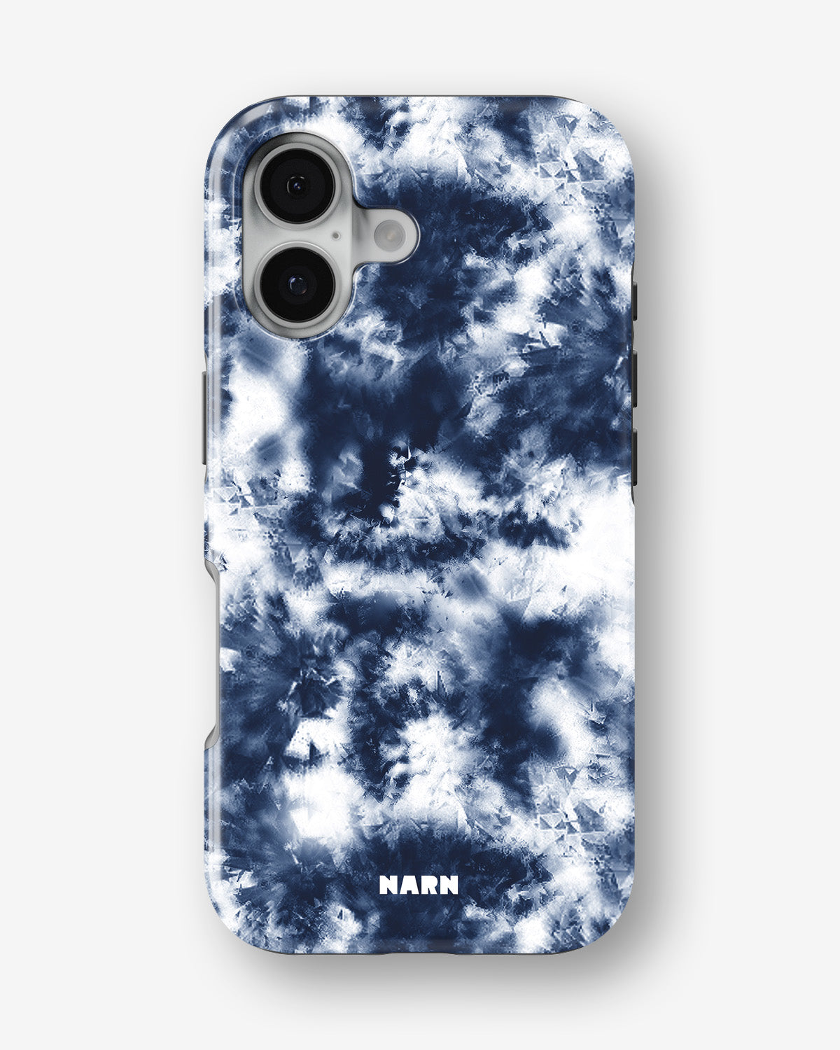 iPhone 16 Tough Case – Tie Dye Blue - View 1