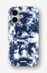 iPhone 16 Tough Case – Tie Dye Blue - View 1