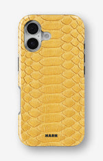 iPhone 16 Tough Case – Yellow Snake - View 1