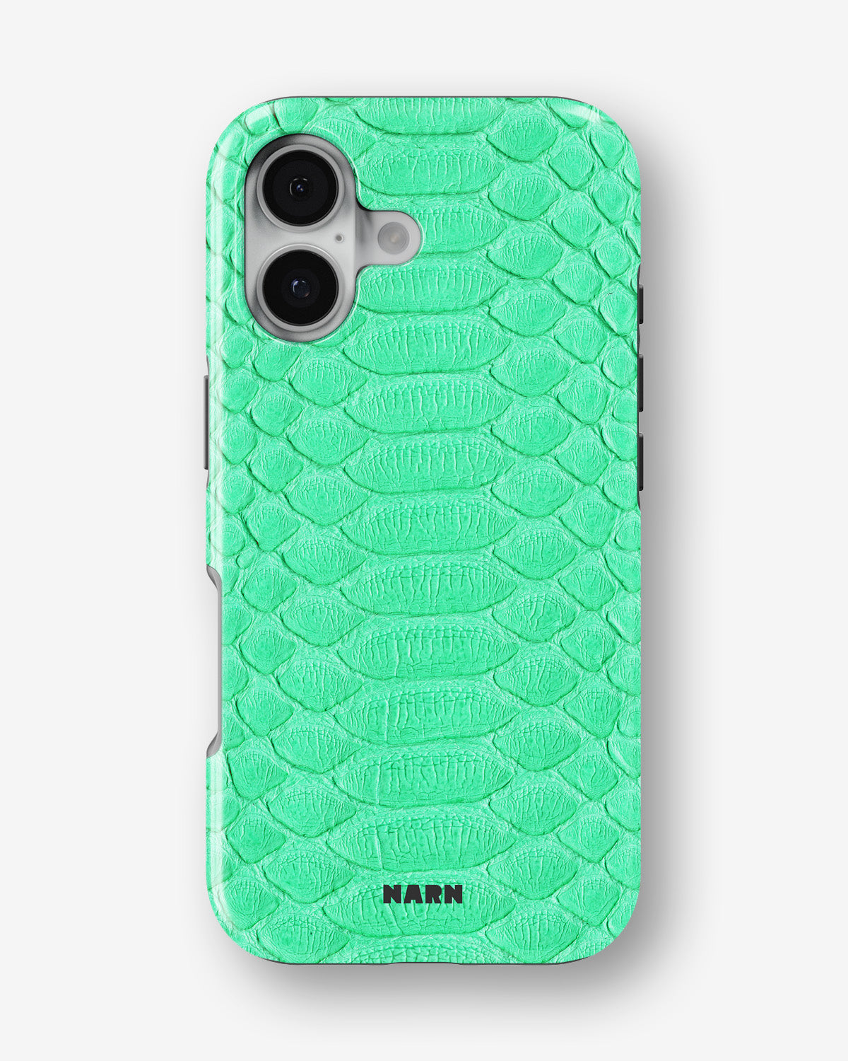 iPhone 16 Tough Case – Turquoise Snake - View 1
