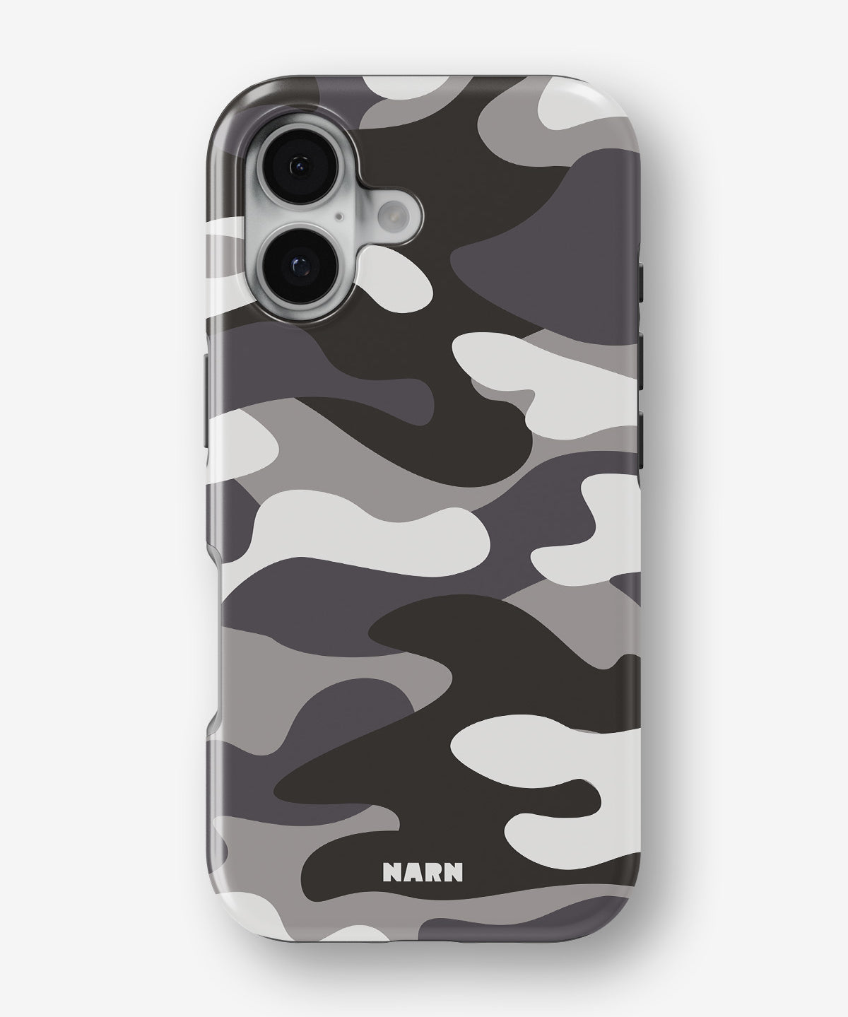 iPhone 16 Tough Case – Grey Camo - View 1