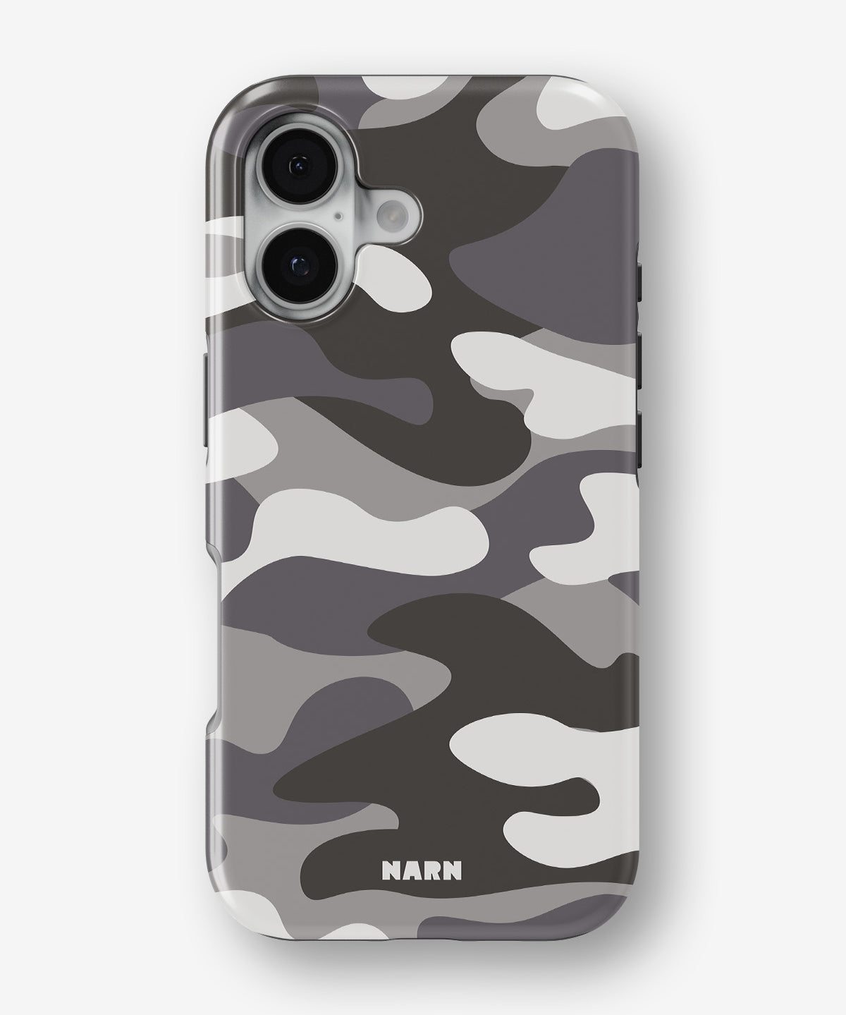 iPhone 16 Tough Case – Grey Camo - View 1