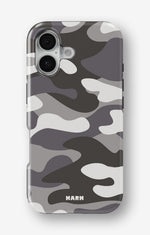 iPhone 16 Tough Case – Grey Camo - View 1
