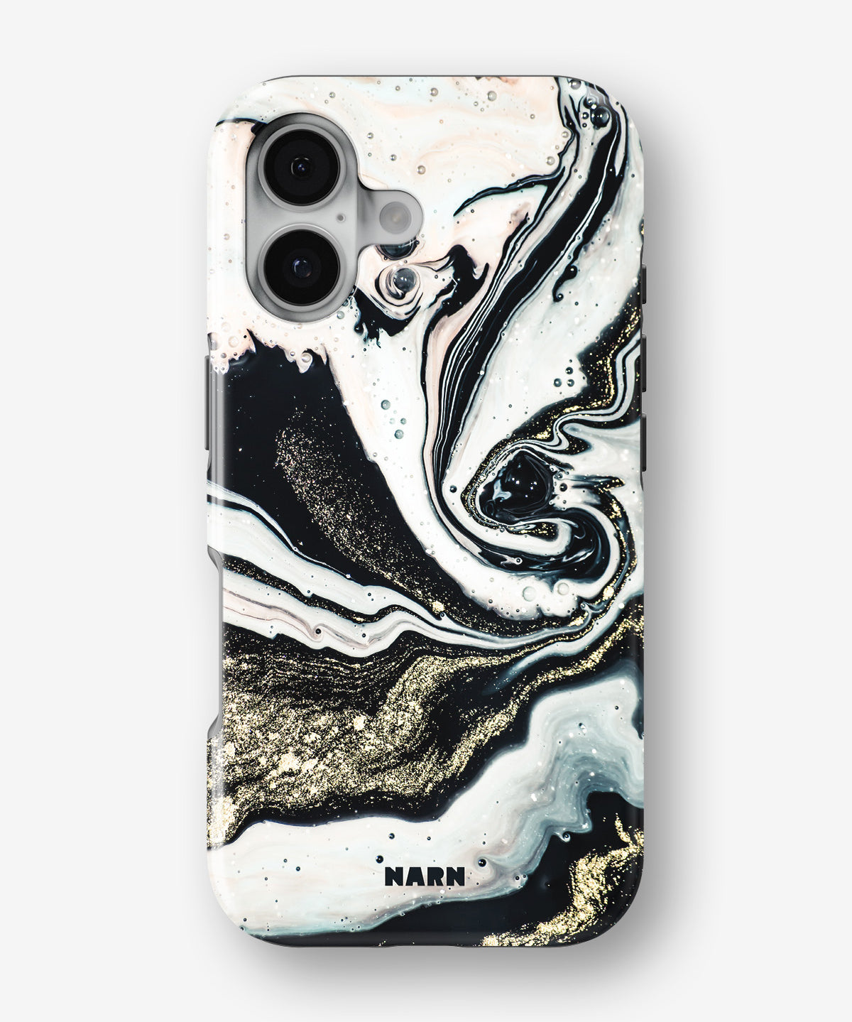 iPhone 16 Tough Case – Golden Swirl - View 1