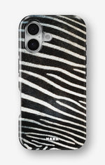 iPhone 16 Tough Case – Zebra Stripe - View 1