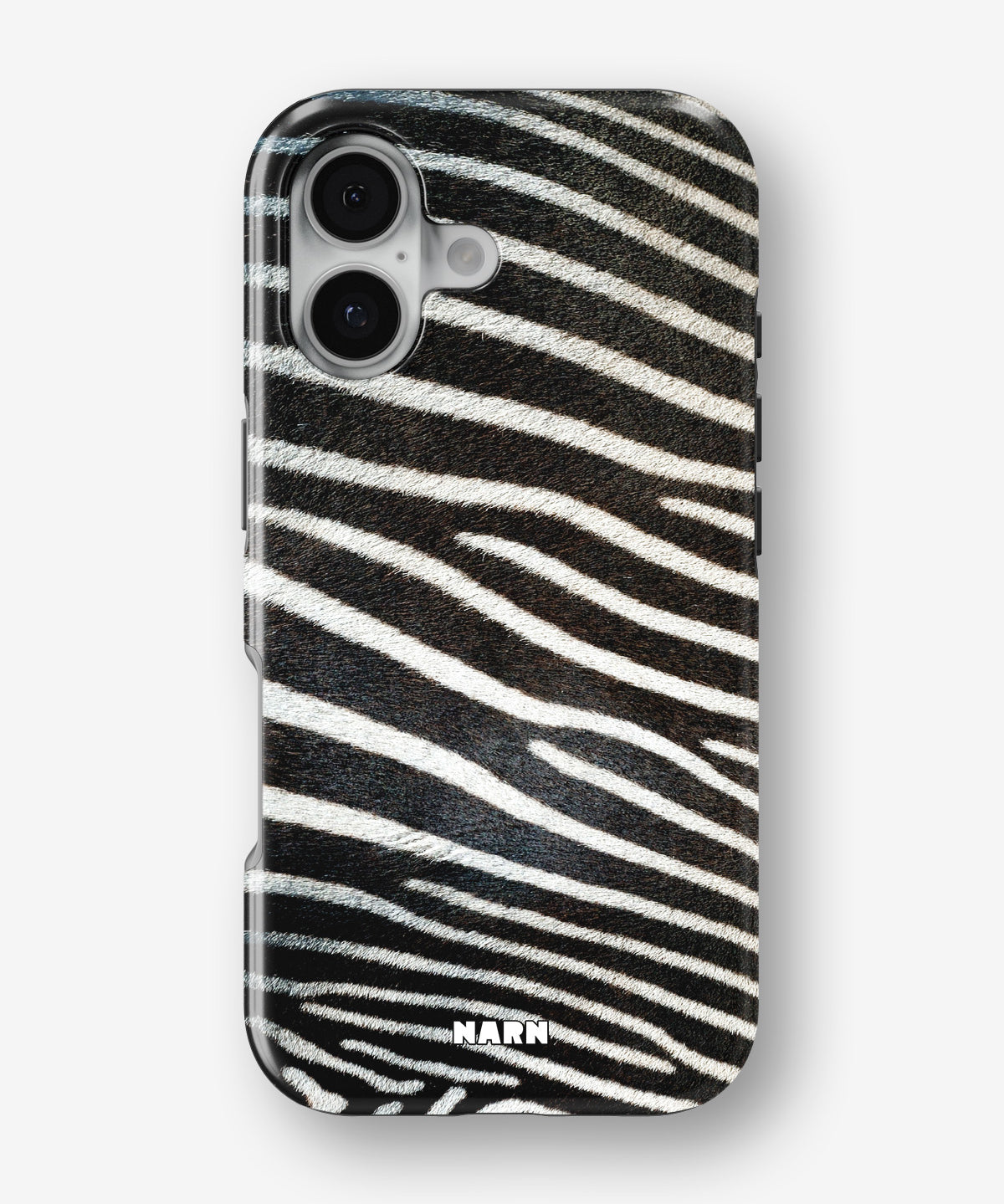 iPhone 16 Tough Case – Zebra Stripe - View 1