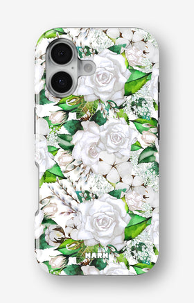 iPhone 16 Tough Case – White Bloom - View 1