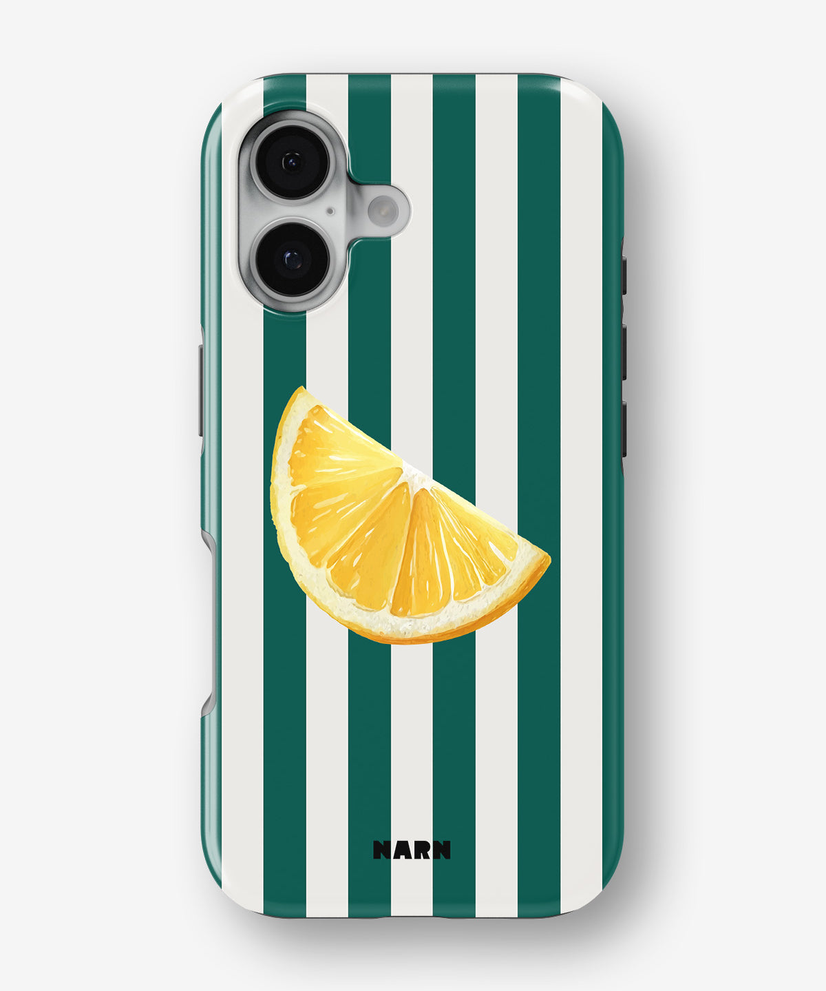 iPhone 16 Tough Case – Lemon Stripes - View 1
