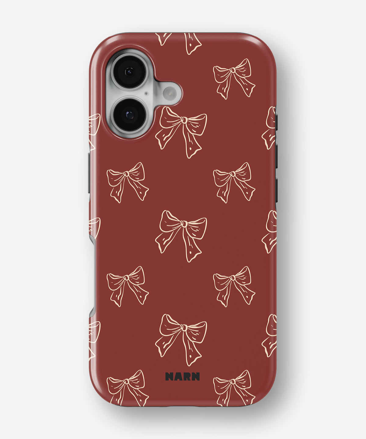 iPhone 16 Tough Case – Cherry Bows - View 1