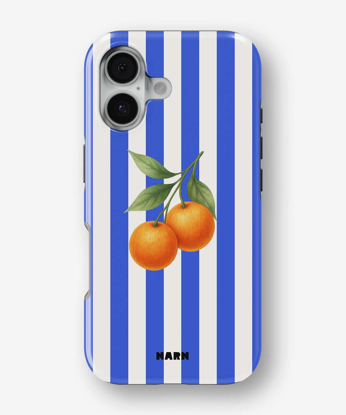 iPhone 16 Tough Case – Orange Stripes - View 1