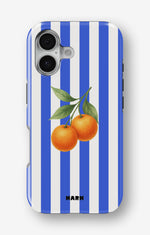 iPhone 16 Tough Case – Orange Stripes - View 1