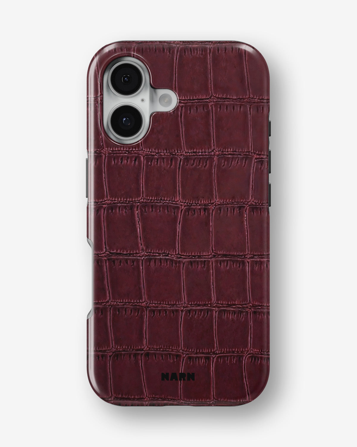 iPhone 16 Tough Case – Rouge Croc - View 1