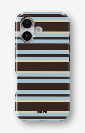 iPhone 16 Tough Case – Latte Lines - View 1