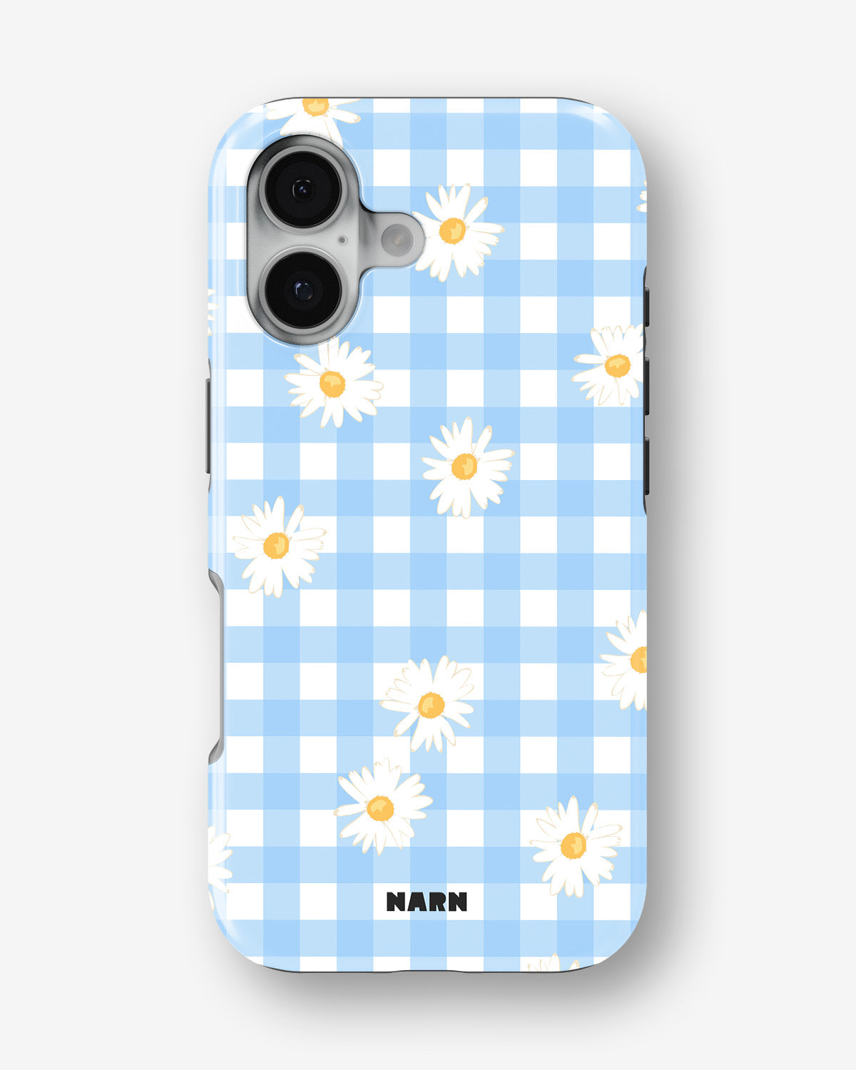 iPhone 16 Tough Case – Blue Daisies - View 1