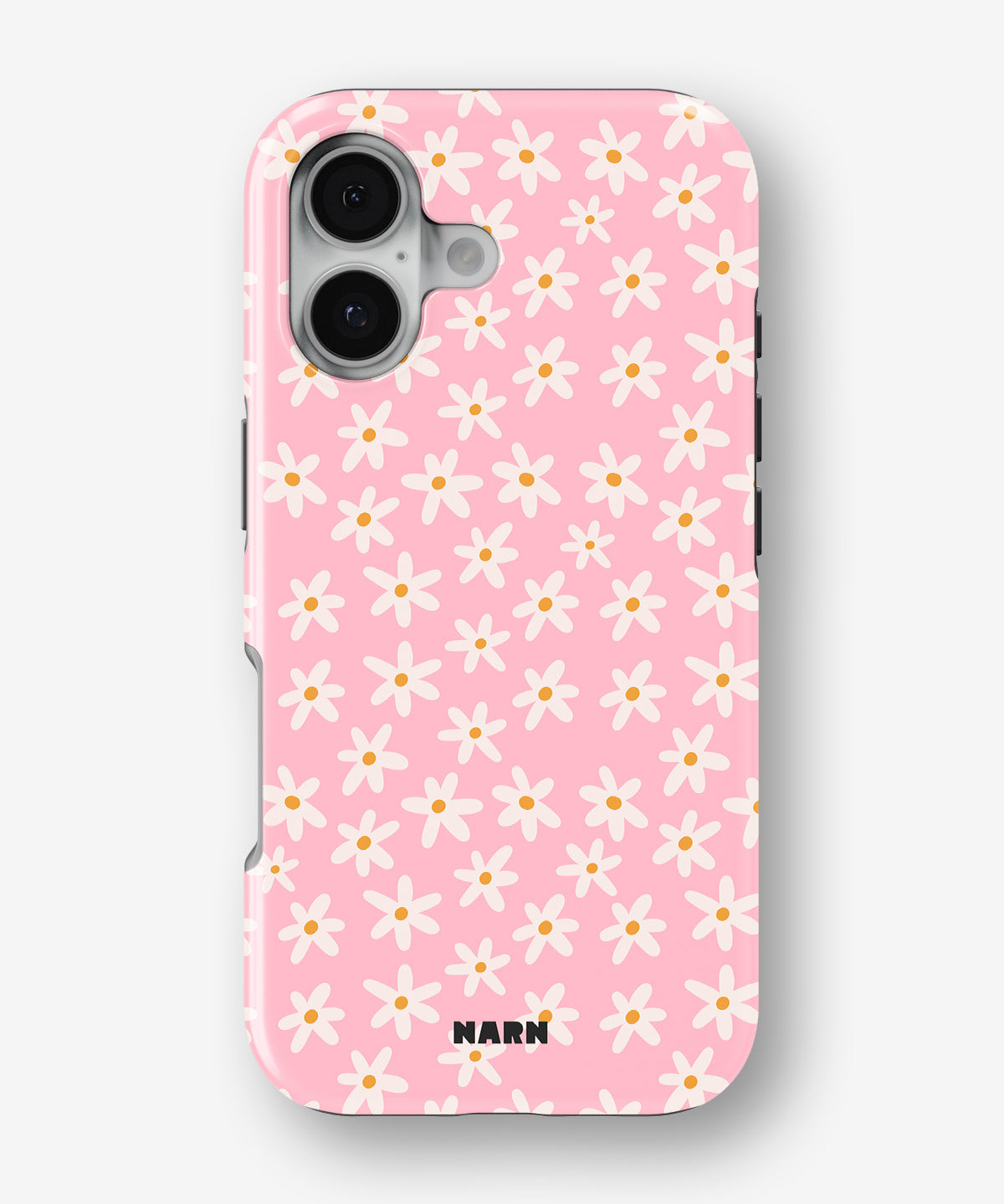 iPhone 16 Tough Case – Pink Daisy - View 1