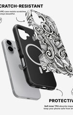 iPhone 16 Tough Case – Japanese Pattern - View 2